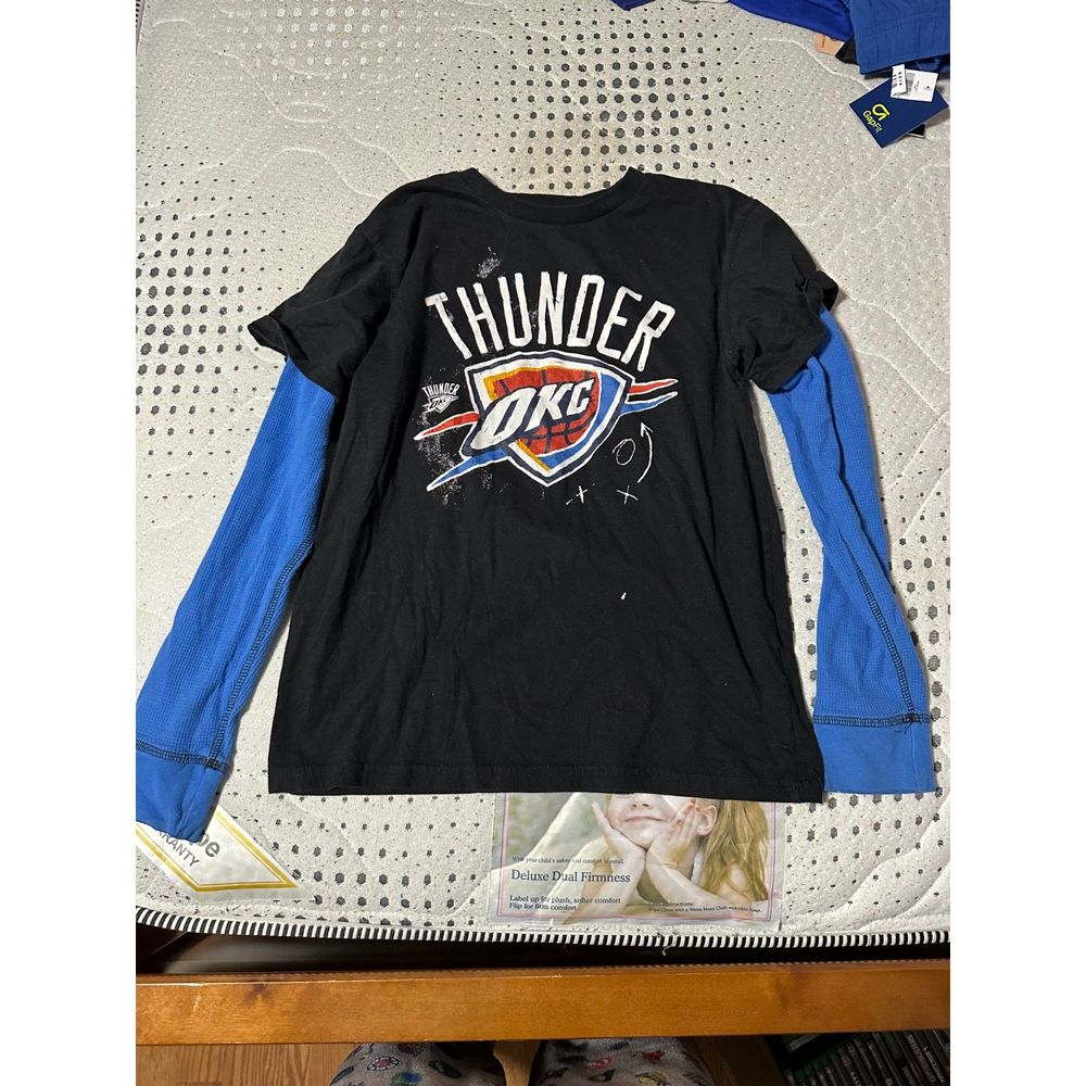 OKC Thunder Long Sleeve Tee USED Youth Medium